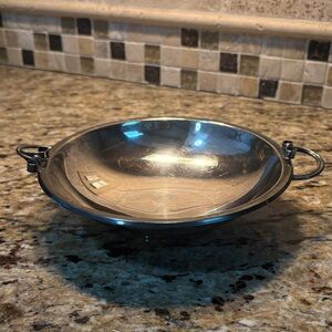 Silver Plated Bowl with Handles